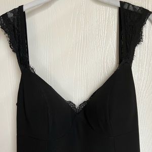 Floor length Black dress